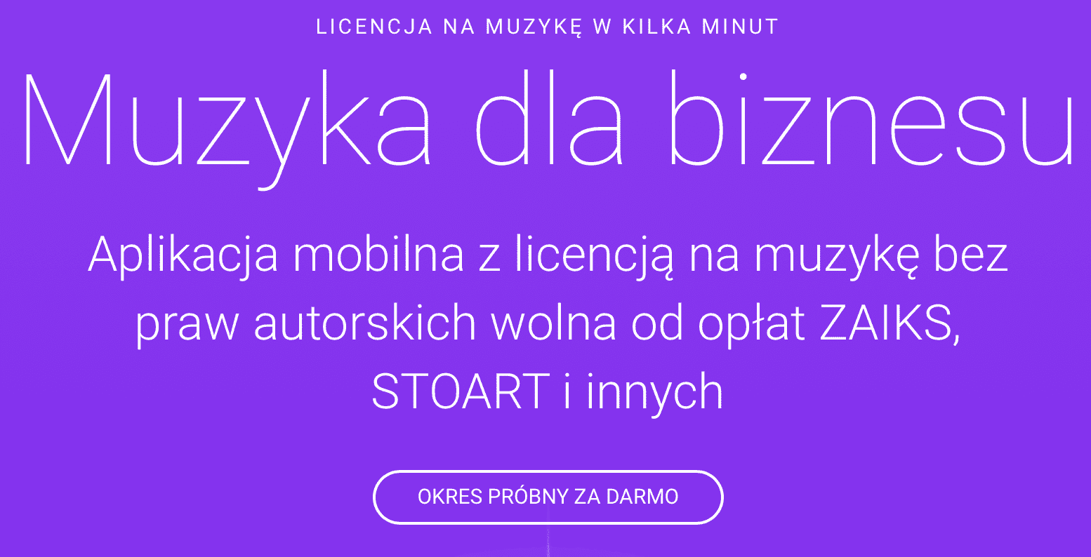 Muzyka bez praw autorskich ZAIKS do publicznego odtwarzania. Wolna od